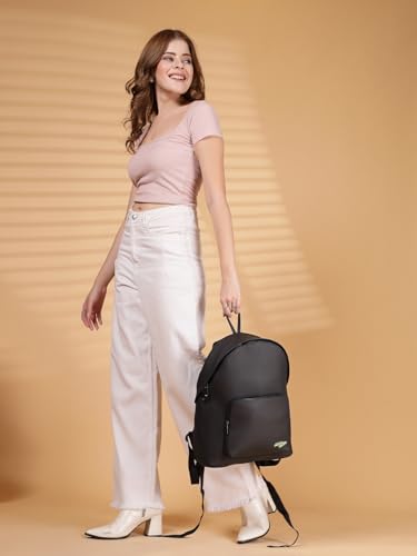 Image of ASIAN Women's Stylish Backpack for Office, College & Travel | Lightweight, Trendy and Spacious Black