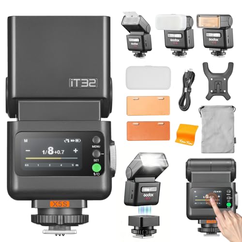 Amazon | GODOX IT32 iFlashオンカメラフラッシュ & X5 X5-S TTL