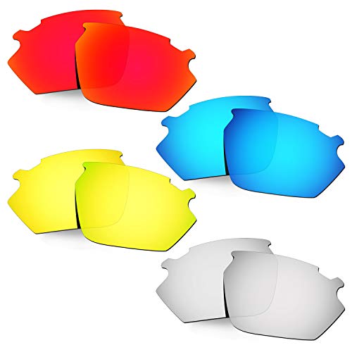 Lentille pour Rudy Stratofly rouge bleu | Remplacement facile pour changer de style et de vue