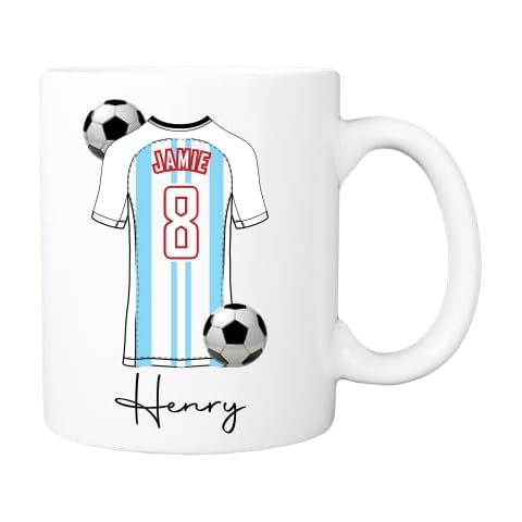 Personalised World Cup 2022 Football Mug (Argentina) Cover