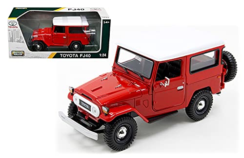 Amazon | ミニカー 1/24 モーターマックス トヨタ ランドクルーザー 40
