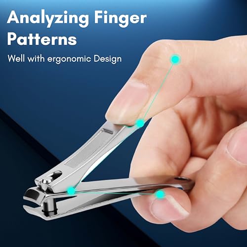 Beauté Secrets Stainless Steel Toenail/Fingernail Clipper/Nail Nipper Set For Thick Nails, Professional Nail Cutter (Pack of 1) - Image 4