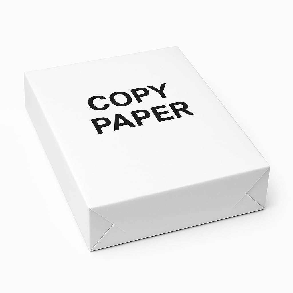 White Standard Injket Copy Paper, 8.5 x 11 inches, 500 Sheets, 92 Bright