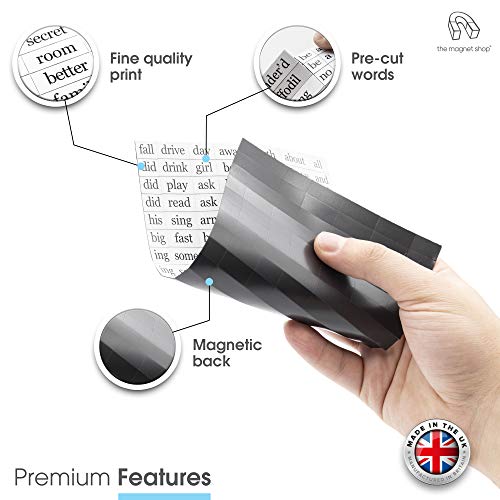 The Magnet Shop Fridge Poetry - Magnetic Words - Novelty Words, Gift, Present, Poem, Muse, Magnet (Bad Language)