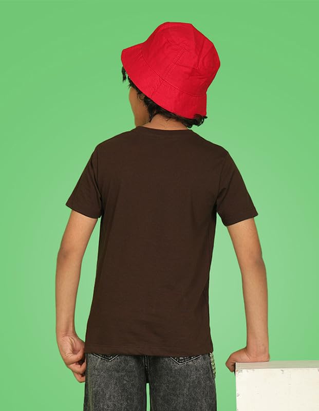 Image of Nusyl Boys Half Sleeves Solid T-Shirt for Kids | Soft Cotton Blend | Comfortable Regular Fit | Casual 2-16 Years | Multiple Colors & Pack Options