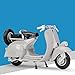 エンジン Collezione di Modelli, Diecast Model Motorcycle Compatible with VE-Spa 1:18 1953 12 5cc. Modello in Metallo in Lega di Moto da Moto Compatible with Moto Diecast Simulator