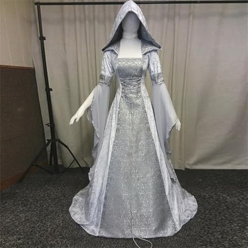 OIOLOYJM Renaissance Costume Women Medieval Sexy Plus Size Witch Vampire Gothic Halloween Costumes Woman 2025 Clothes Dresses