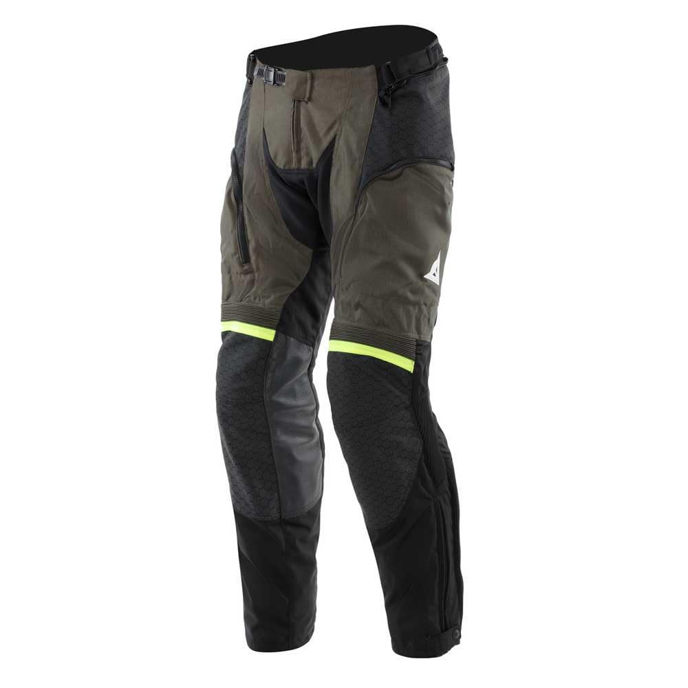 Dainese Super Adventure Absoluteshell wodoodporne motocyklowe spodnie tekstylne, oliwkowy/czarny, 44