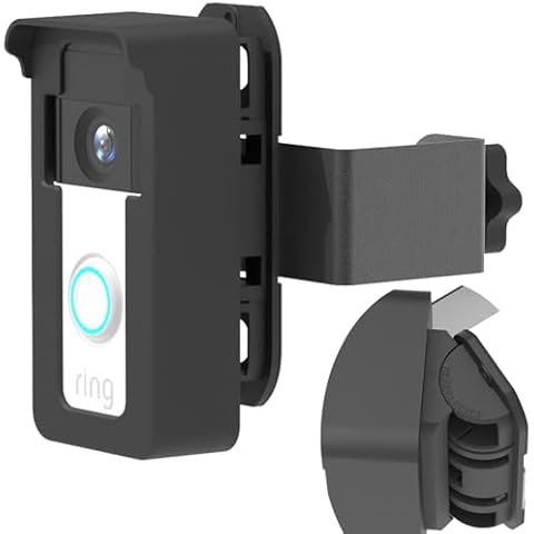 Mordely Doorbell Camera Mount for Apartment Door No Drill, Anti-Theft Adjustable Angle Doorbell Mount for Video Doorbell 4/3 Plus/3/2/1 (2020-2021 Release/Pro-Pro2) Cover