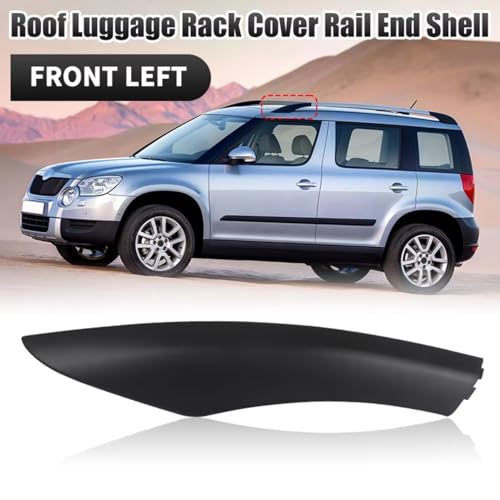Cache support de bagages Skoda Yeti cache extrémité barre de toit arrière gauche - 4