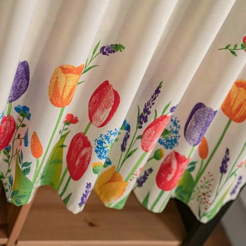 Rideaux fenetres courts pour protéger des regards indiscrets en cuisine