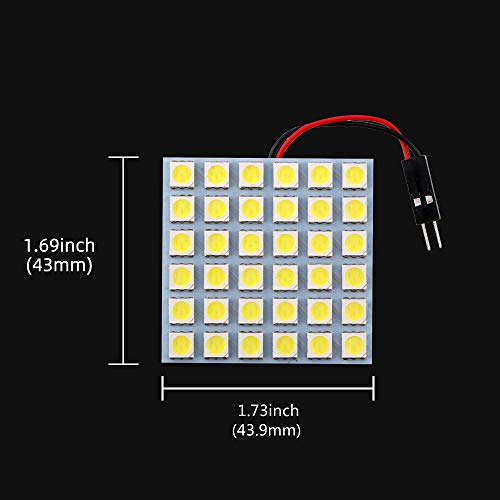 Lámpara LED interior para auto 10-pack 5050 36SMD miniatura 3