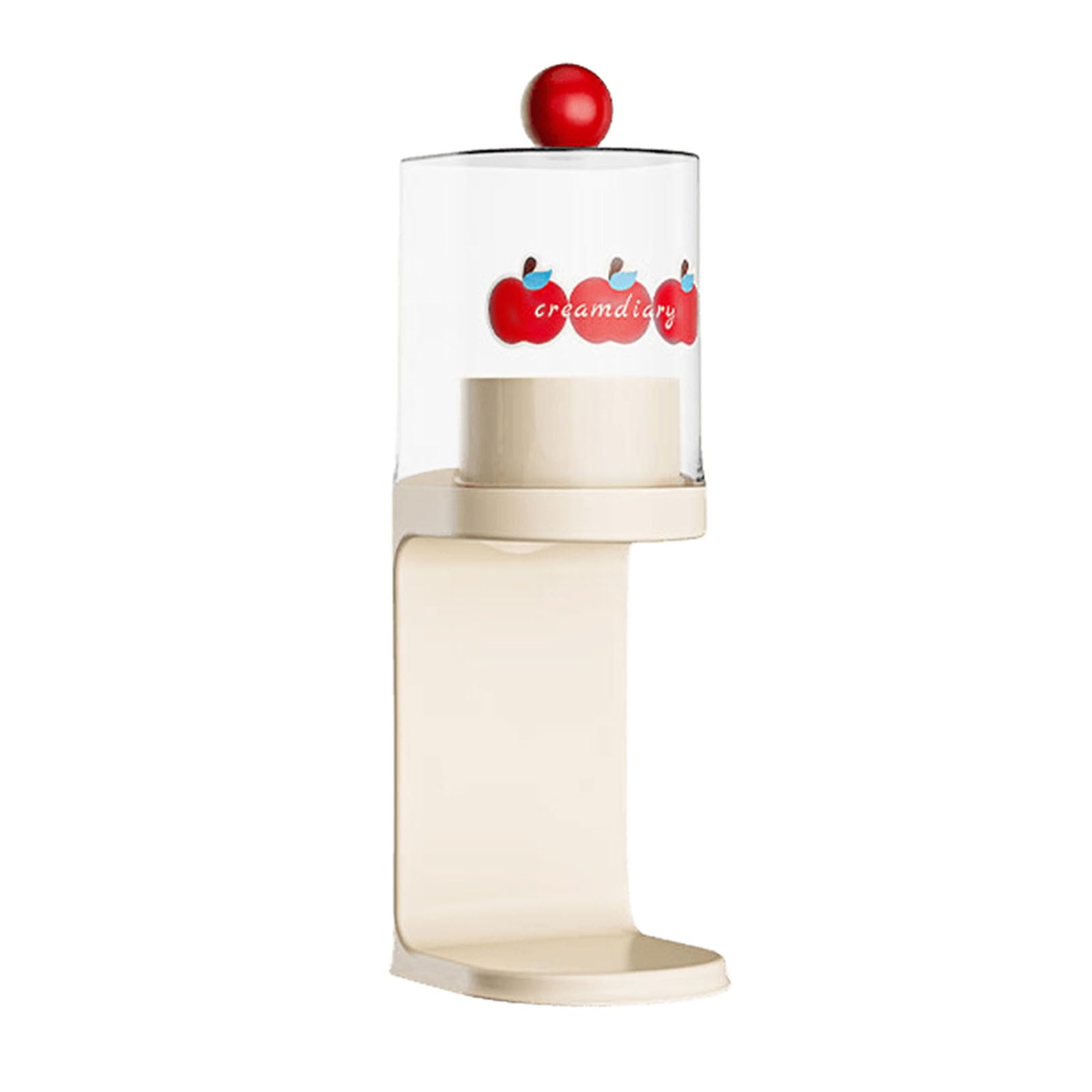 Msioytog White Cup Dispenser, Cup Holder Rack Wall Mounted Pull Type Paper Water Cups Dispenser For Cone Or Flat Bottom Cups For Water Coolers