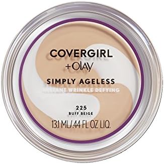 CoverGirl Face Products CoverGirl & Olay Simply Ageless Foundation, Buff Beige 225, 0.40-Ounce Package