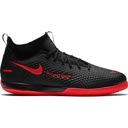 Nike Jr. Phantom Gt Academy Dynamic Fit Ic Youth Indoor Soccer Shoes (Numeric_1) Black/Red #TOP27