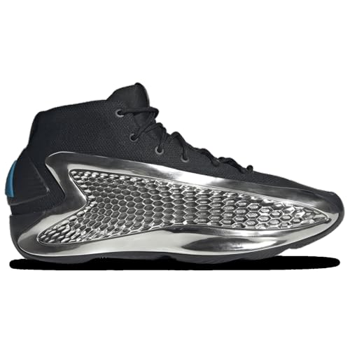 Adidas Anthony Edwards 1 Mid - Men's (JI0424, Silver/Black)