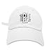TheMonsta Humble Stay Hard Logo Style Dad Hat Washed Cotton Polo Baseball Cap (White)