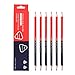 GMBYLBY 12Pcs Checking Pencils Redness And Blue Pencil Double Erasable Pencil Pre Sharpened For Checking Coloring, as described