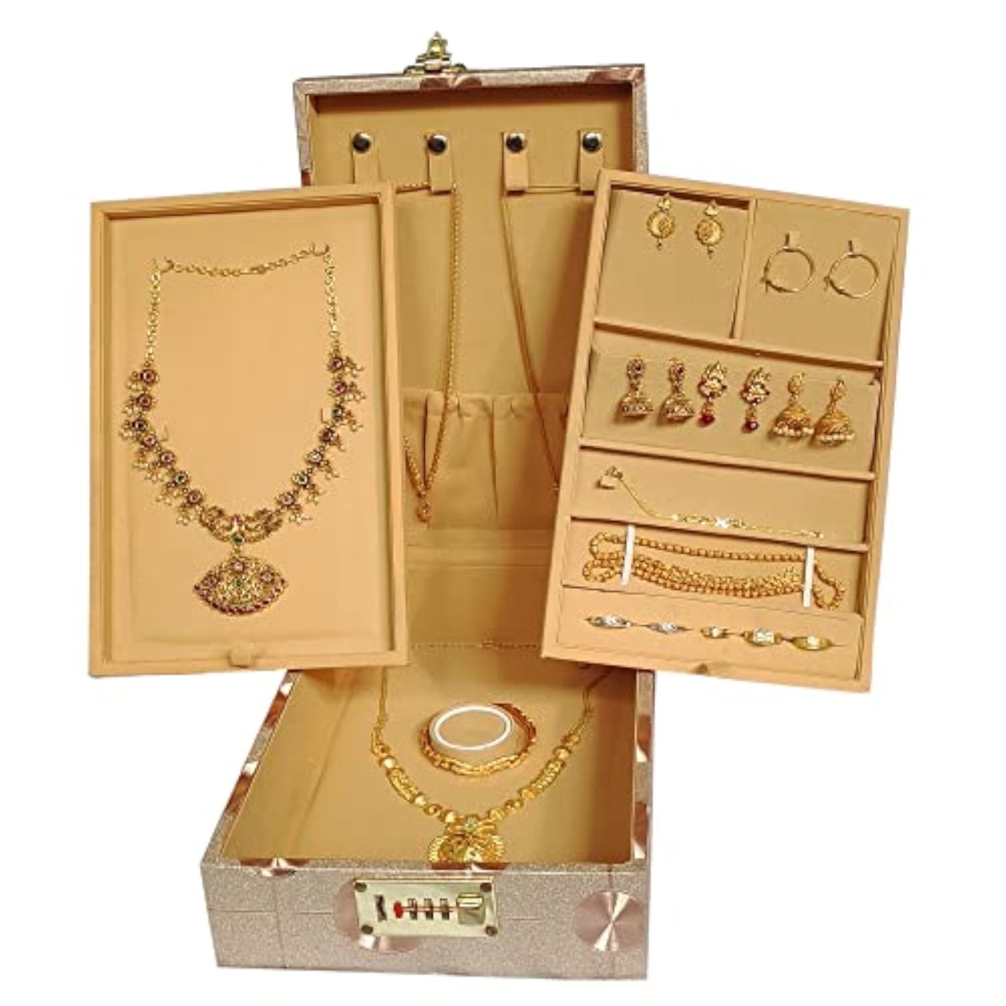 Jewellery Organizer Locker Box Set for Women and Men