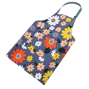 MUCKLILY Blumenschürze für Damen mit Tasche