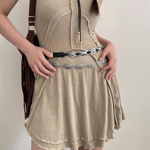 Womens Leathers Belts For Jeans Dresses Fashion Silver Buckle Ladies Belt Jeans Thin Belt Students Waistband3