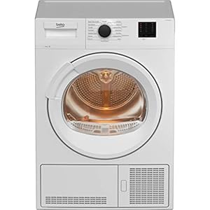 Beko DTLCE80121W 8Kg Condenser Tumble Dryer – White – B Rated