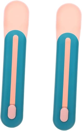 Balacoo Cuchara de alimentación líquida para perros y gatos, plástico, portátil, ligera