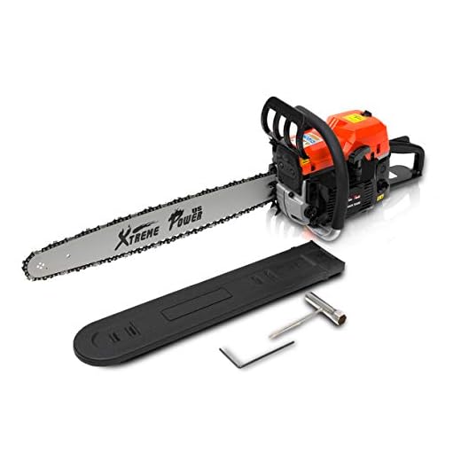 XtremepowerUS 52cc Gasoline Chainsaw 2.7HP Engine 2-Stroke Wood Cutting Tree Log Cutter Trimmer Crankcase EPA