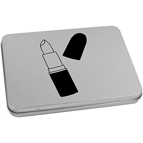 Azeeda 170mm 'Lipstick' Metal Hinged Tin/Storage Box (TT00136144)