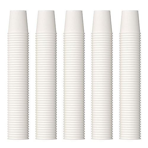 JOLLY PARTY 2 oz Bathroom Cups 700 Pack Small Paper Cups White Mouthwash Cup Disposable Mini Espresso Cup Paper Sampling Cup