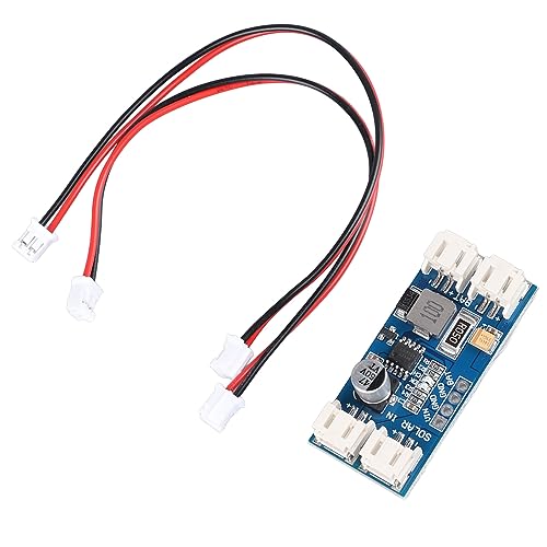5A Solar Charging Board Solar Lipo Charger Board Efficient Charging, Voltage Wide Compatibility for 1 to 100W Solar Panels