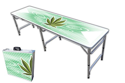 8-Foot Professional Beer Pong Table - High Times Graphic