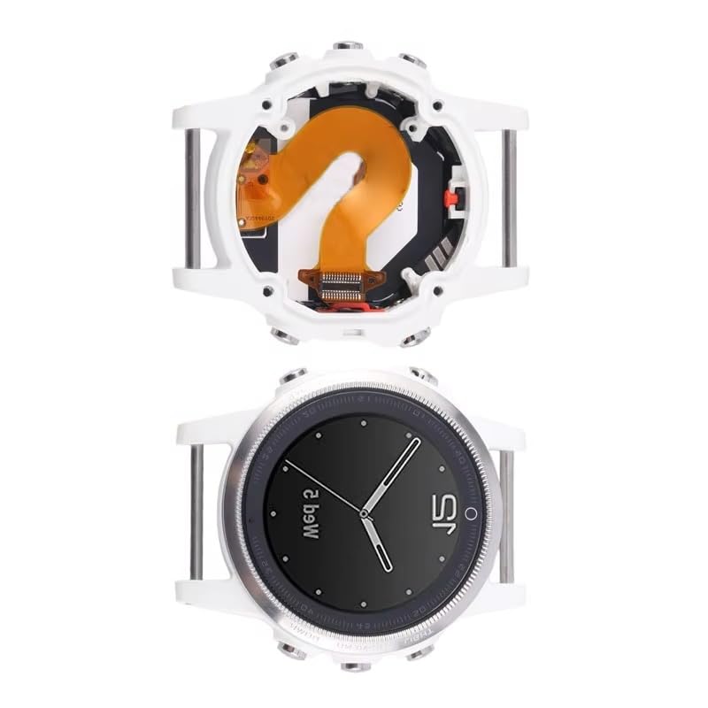 YOOOKOOO - Display LCD e pannello touch per Garmin Fenix 5S, colore: Argento