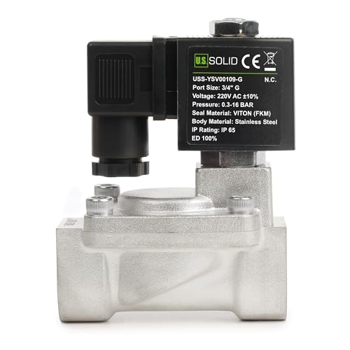 Electrovanne inox 3/4 220V coupe l'eau sans courant US Solid - 2