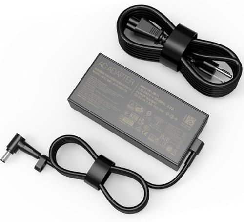 Image of Replacement 150W Gaming Laptop Charger for Asus TUF FX505DU FX505DT FX505GT FX505DD FX705GT FX705DD FX705DT FX705DU Rog Strix GL531GT GL731GT FA506 Ac Adapter ADP-150CH B A18-150P1A