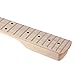 Electric Guitar Neck Paddle Head Maple 22 Frets Dot Inlay Unfinished