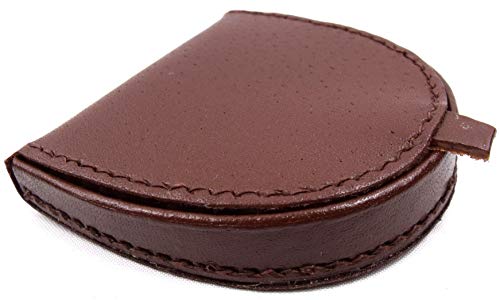 Leather Emporium Men's Leather Coin Tray Purse Wallet One Size Tan