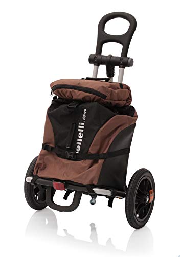 Bellelli B-Tourist Marone Chariot de courses à roulettes Charge maximale 25 kg Cover