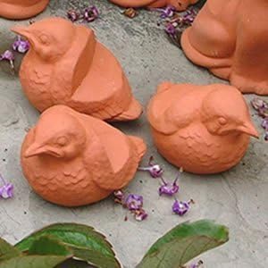 Terracotta Bird Pot Feet (set of 3)