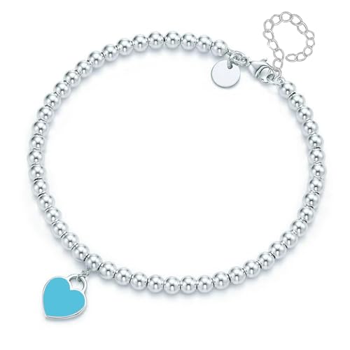 Heart Bracelet Women Link Bracelets for Couples, Best Friend, Birthday Gifts for Sister Mom Girlfriend Friendship Jewelry