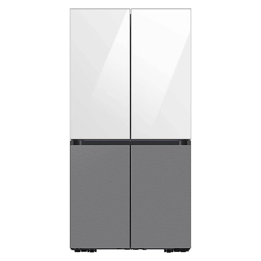 Samsung Raf18dbbql Bespoke 4-Door Flex Refrigerator Panel - Bottom Panel - Stainless Steel on Fridge.com - View 5