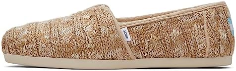 TOMS Womens Alpargata Cable Slip On Flats Casual - Beige - Size 8.5 B | Image 2