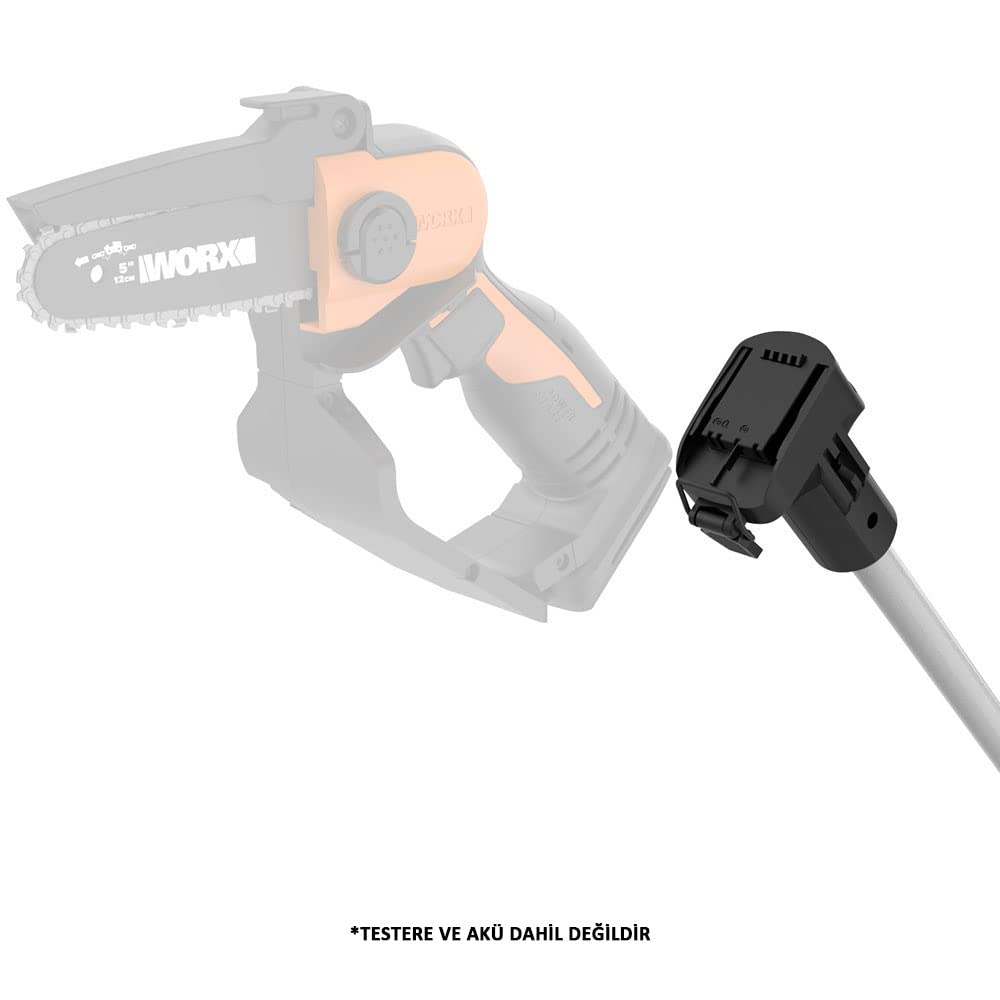 Extensión de aluminio de 125 cm para WORX WA4301 WG324E