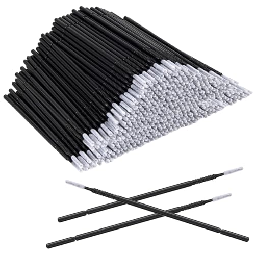 400Pcs Micro Applicator Brushes Applicator Microbrushes Disposable Micro Applicators Brushes With Longer Tips Eye Extension Micro Make Up Mascara Brushes for Makeup Eyelash Extensions