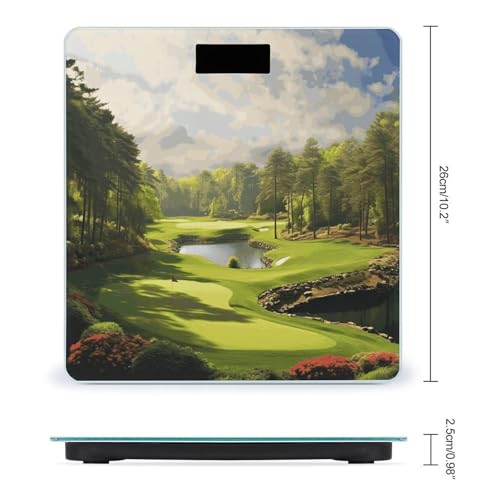 Báscula digital de baño Golf Court con plataforma amplia miniatura 2