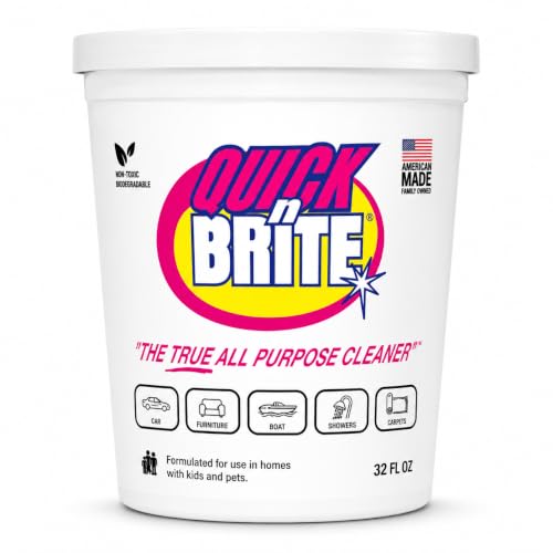 Quick 'n Brite All Purpose Cleaning Paste, True All Purpose Cleaner, Concentrated, 30 oz