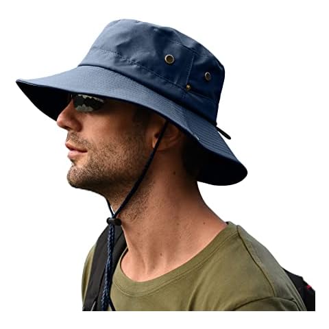 Sun Hats for Men/Women, Bucket Hat and Fishing Hat Wide Brim Foldable Boonie Hat with UV Protectionfor for Hiking Camping Cover