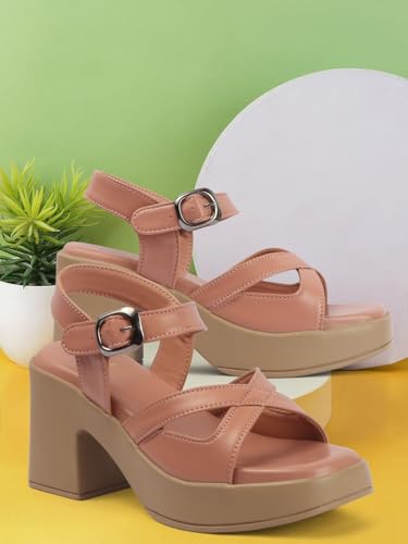 Image of Colo Comfortable & Stylish, Cushioned Footbed Block Heel Sandal for Womens and Girls /Sandal For Women