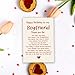 GVMGVM Romantic Happy Boyfriend Birthday Card Gift from Girlfriend, Cute Thank You BF Bday Gift, Happy Birthday To My Boyfriend