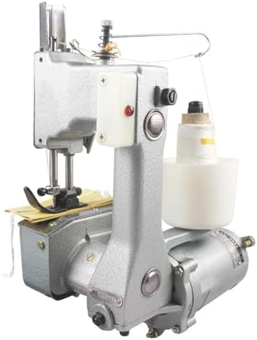 Electric Bag Sewing Machine, Handheld Bag Closer Sewing Machine, Sewing Speed 800rpm, for Woven Bag Packing Stitcher Snakeskin Rice Bag
